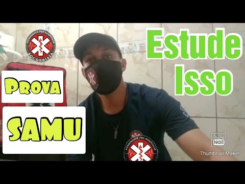oque estudar para prova do SAMU ? 🚑🚨
