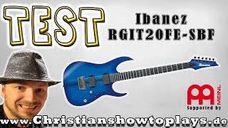 Video thumbnail for ★Review/Soundtest: Ibanez RGIT20FE IRON LABEL - SAPPHIRE BLUE | ChristiansHowToPlays [Deutsch]★ by ChristiansHowToPlays