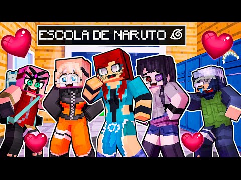 We turned into girls at Naruto school in Minecraft!