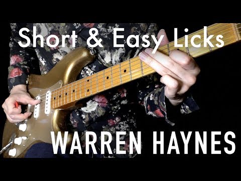 Blues Guitar Lesson: "Warren Haynes" Blues Licks in G | #166