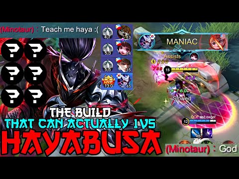 WOW...THIS 1V5 HAYABUSA BUILD ACTUALLY WORKS!? FINALLY A XIYOR HAYABUSA BOTTOM LANE GAMEPLAY!!