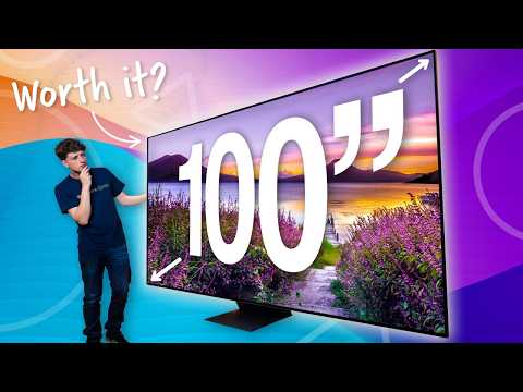 LG QNED evo QNED86 100 inch MiniLED 4K TV Review | This TV is HUGE...