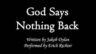 Erich Richter - God Says Nothing Back
