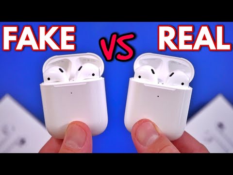 FAKE VS REAL Apple AirPods 2 - Buyers Beware 1:1 Clone