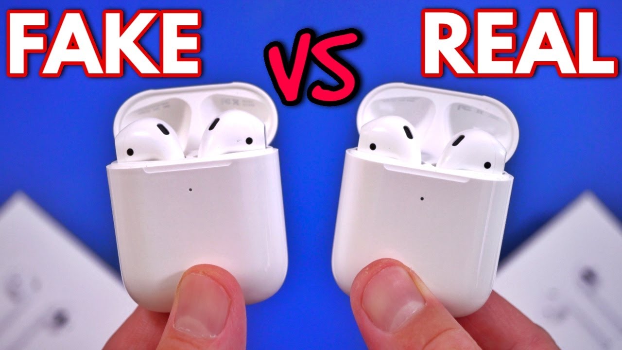 FAKE VS REAL Apple AirPods 2 - Buyers Beware 1:1 Clone