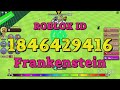 FRANKENSTEIN Roblox Song Codes