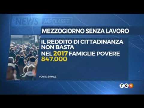 Presentazione Rapporto SVIMEZ 2019 – TG4 del 4 novembre 2019