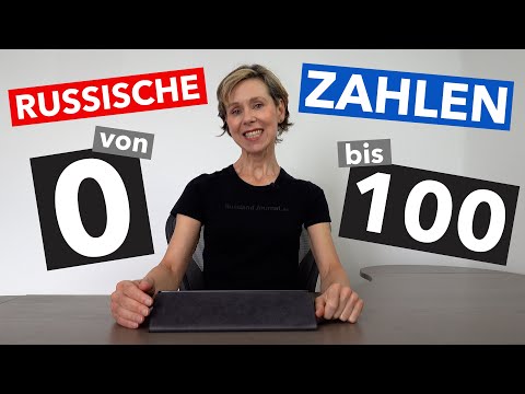 Russische Zahlen von 0 bis 100