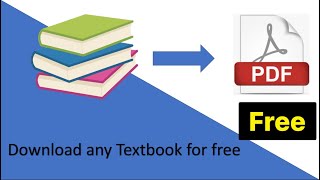 How to Download Textbook in PDF file for free.