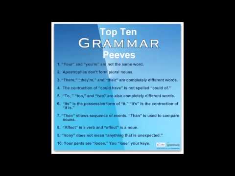 031714 Grammar Pet Peeves (Wise)