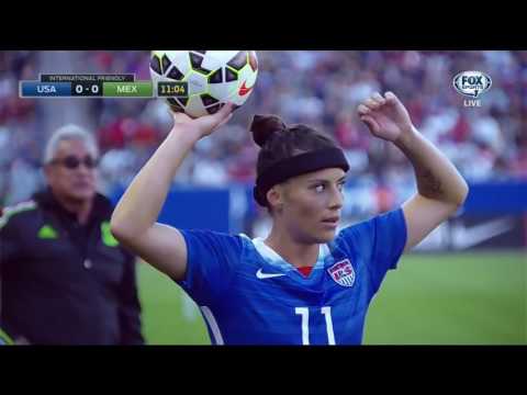 USA vs. Mexico • Women's Football 1st Half (720p)