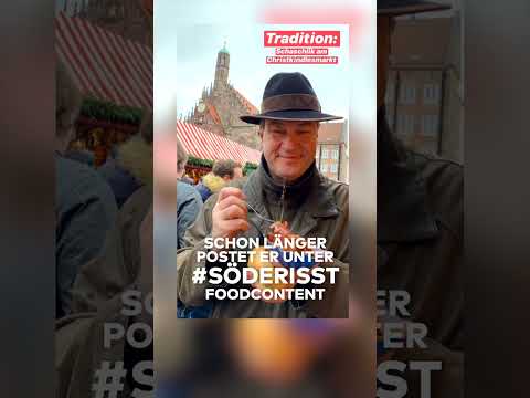BAYERN: Döner-Essen mit Markus Söder! "Söder Kebab" I WELT #söderisst #shorts