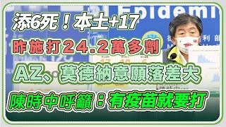 自購AZ、莫德納明抵台？阿中14時說明