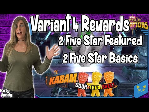 Variant Rewards Opened | And Some Basics and Featured | Marvel Contest of Champions