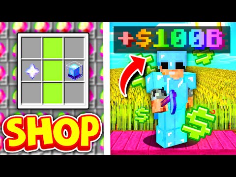 💰 Ultimate Shop Strategy to BANK in Minecraft Skyblock PvP! 🏝️ #9