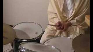 Playing gnawa rythm (part 1) for drumset