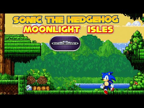 Sonic The Hedgehog - Moonlight Isles - Megadrive(Sonic Hack)