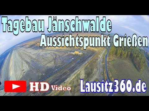 Lausitz von oben - Tagebau Jänschwalde Aussichtspunkt Griessen