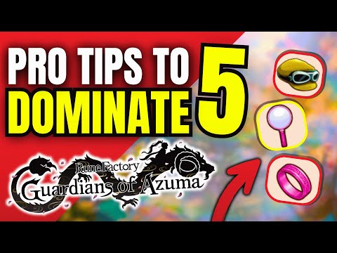 Top 5 PRO Tips to MASTER Rune Factory Guardians of Azuma!