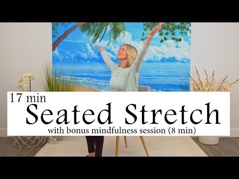 Relaxing SEATED CHAIR STRETCHES for all ages