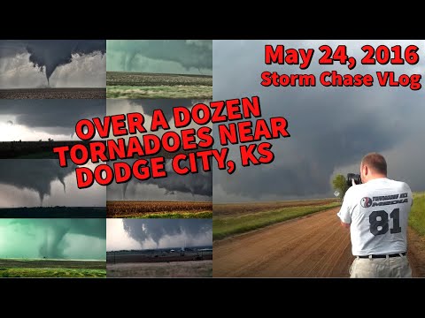 Tornado Chase of a Lifetime in Kansas - 5/24/2016 Dodge City, KS