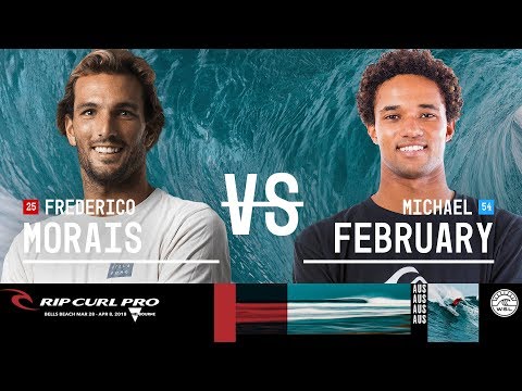 Frederico Morais vs. Michael February - Round Two, Heat 6 - Rip Curl Pro Bells Beach 2018