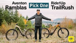 Which one? Aventon Ramblas or Ride1Up Trailrush #emtb #ebike