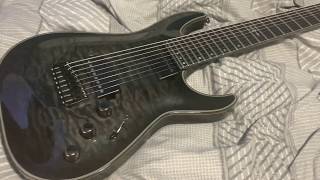 Video thumbnail for Schecter Hellraiser Hybrid C-8 Sound Demo by Fractures In The Sky