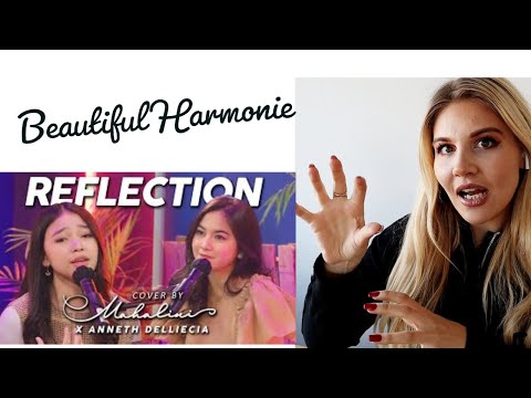 Vocal Coach|Reacts REFLECTION - CHRISTINA AGUILERA (FROM MULAN) [COVER BY MAHALINI X ANNETH]