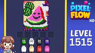 Pixel Flow Level 1515 Solution Walkthrough