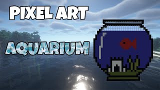 Comment faire une aquarium en pixel art sur Minecraft 🐟