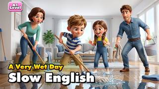 What CausedThe House Flood? | Slow English Listening for Beginners (A1 Level)