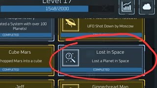 How to get the "Lost in Space" achievement on Solar Smash 2.1!