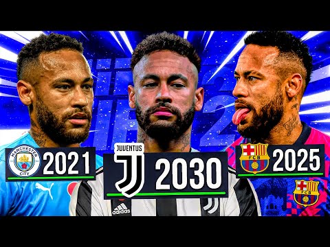 I REPLAYED the Career of NEYMAR JR... 🇧🇷