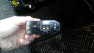 2001 Dodge Ram 1500 Blower Motor Resistor Replacement