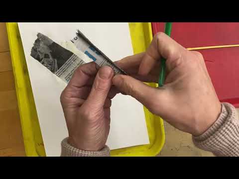 Basquiat Dinosaur: step 1