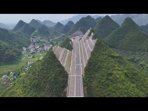 Why China Split a Mountain in Half to Build a Bridge