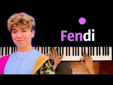 Rakhim - Fendi ● караоке | PIANO_KARAOKE ● ᴴᴰ + НОТЫ & MIDI