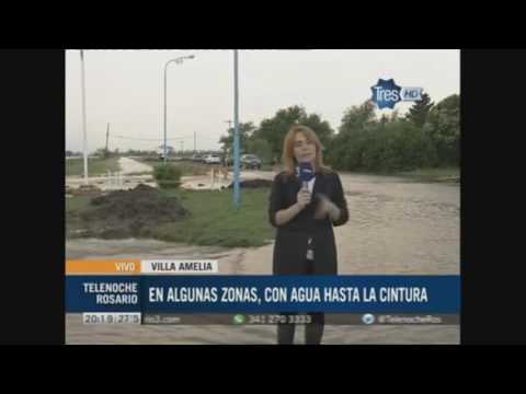 Inundados en Villa Amelia
