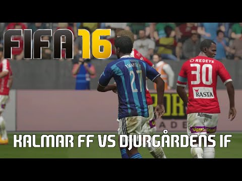 Kalmar FF vs Djurgårdens IF - 0-2 - Allsvenskan (Fifa 16, Career Mode)
