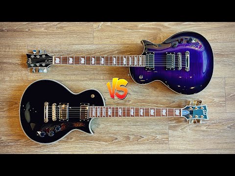 Two guitars are never the same - ESP LTD EC-256 Black vs Purple Sunburst Comparison
