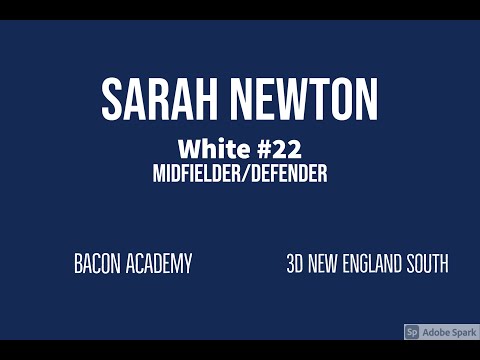 Sarah Newton - Fall 2020 Highlights