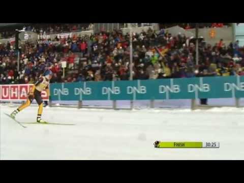 Magdalena Neuner - 31st World Cup win - Oslo Pursuit, Feb 2012