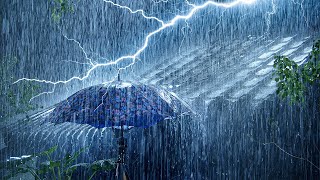 Download lagu Deep Sleep Instantly in 3 Minutes On Stormy Night | Heavy Rainstorm on Roof & Intense Thunder Sounds mp3