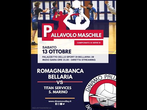 Serie B Maschile -  RomagnaBanca Bellaria   -  Titan  Services San Marino