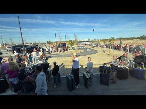 Ravenna cruise port taxi line video thumbnail