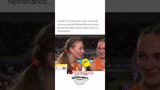 Olympic Athlete Sounds Like Mickey Mouse During Interview LMAO #olympics #tiktok #trending #chicago