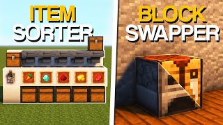 Minecraft: 10+ USEFUL Redstone Builds &amp; Hacks!