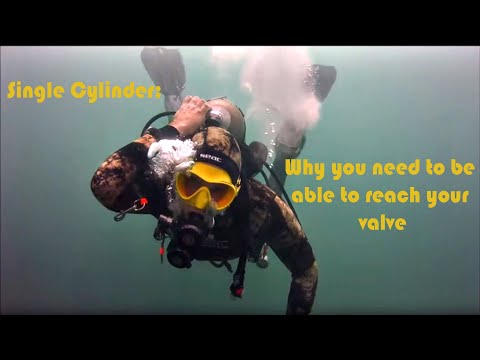 Why you need to be able to reach and turn you single tank valve