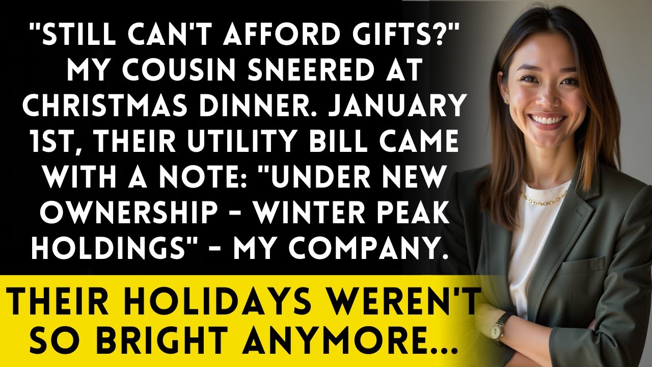 At Family Christmas, They Called Me Poor—Then Their Power Company Bill Arrived